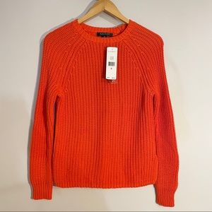 NWT Lauren Ralph Lauren orange sweater